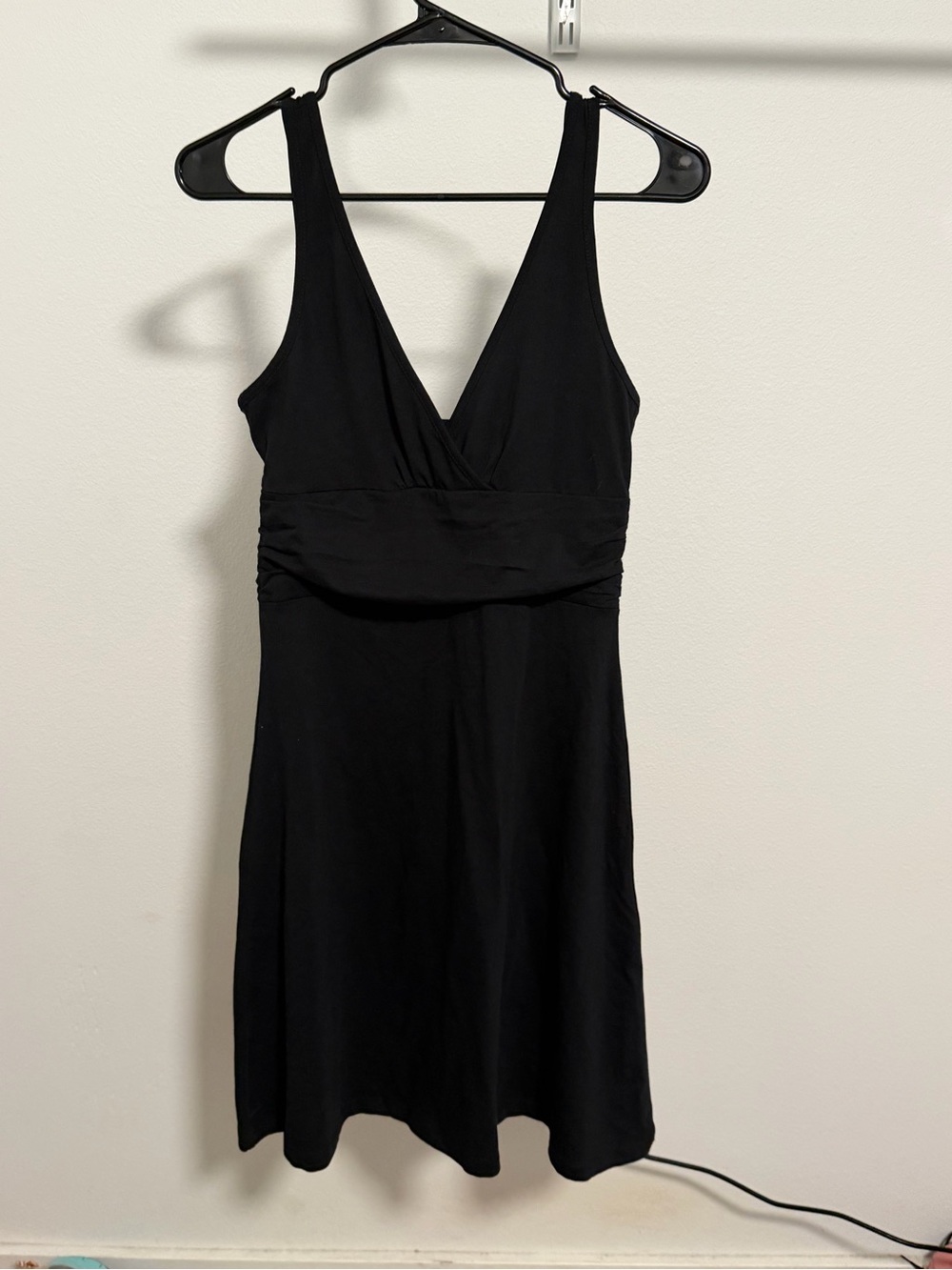 Patagonia Black V-Neck Midi Dress